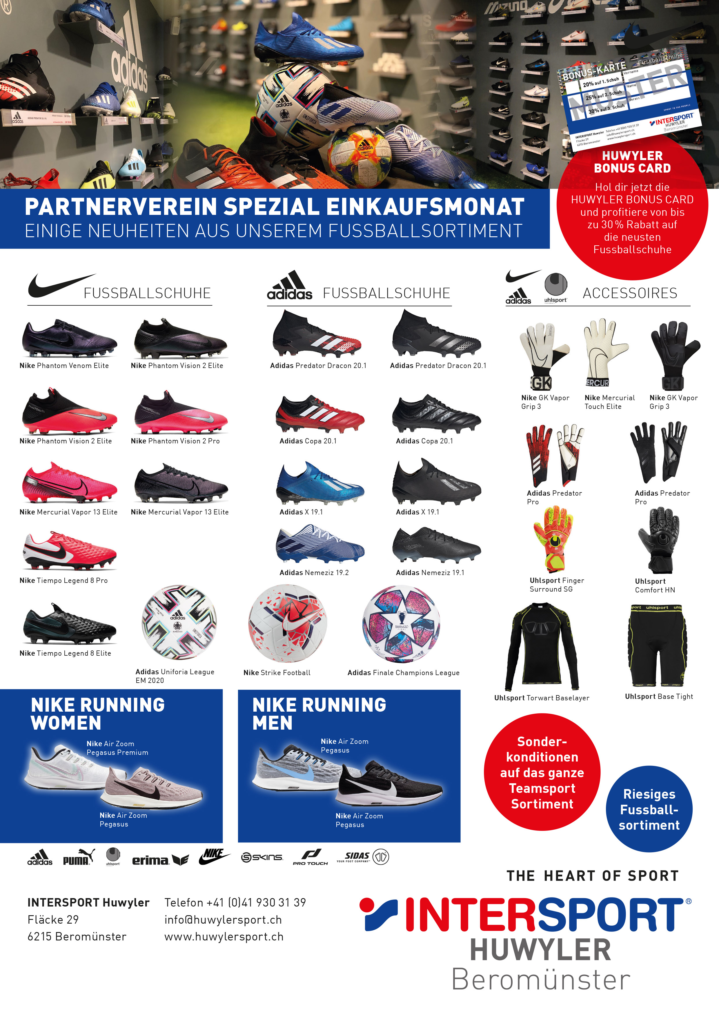 Intersport Huwyler Flyer A4 Teamsport 02 2020 Format